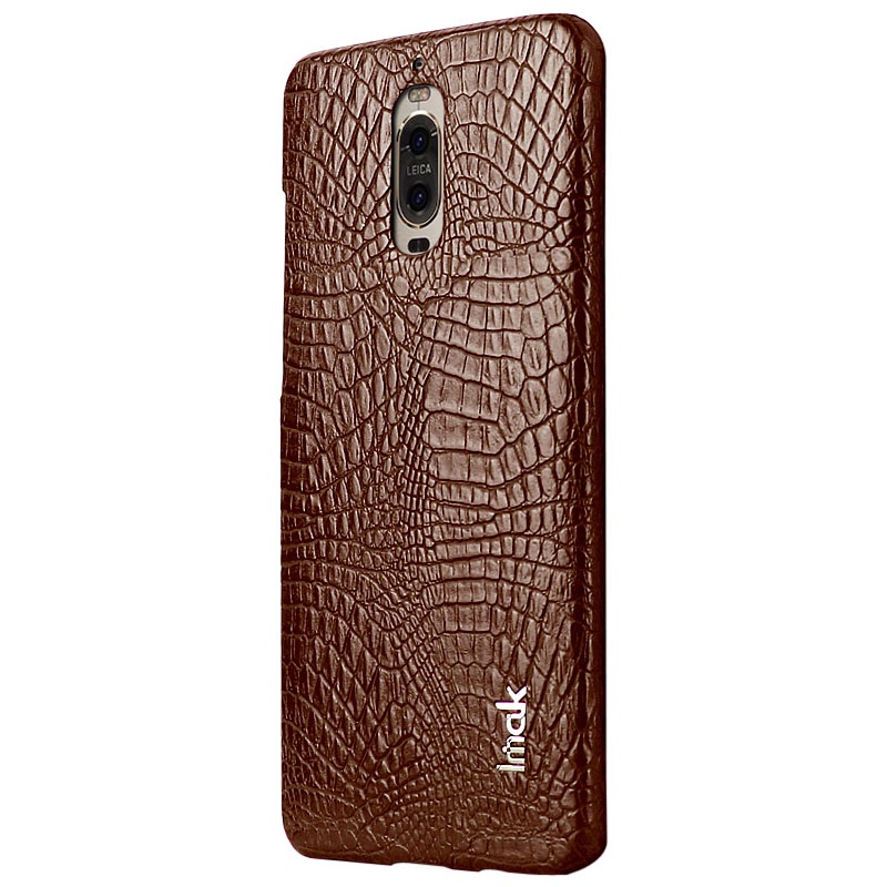 เคส Huawei Mate 9 Pro #เคสฝาหลังพลาสติกเคลือบหนังPU ผิวหนังจระเข้ IMAK Ruiyi Series