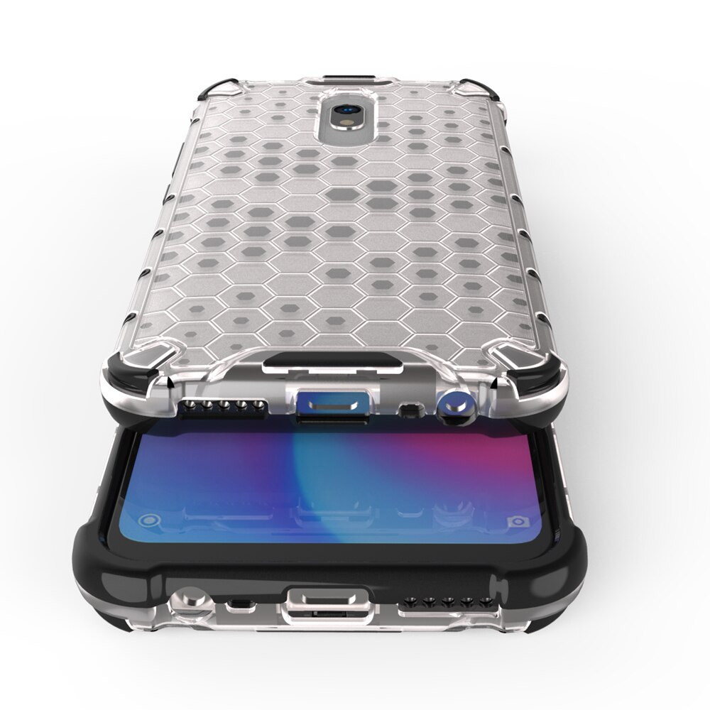 Case Xiaomi Redmi 8A #เคสฝาหลังกันกระแทก Honeycomb Shock Absorber TPU + PC + Silicone Hybrid