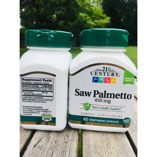 21st Century® Saw Palmetto 450 mg สารสกัดซอว์ปาลเมตโต้