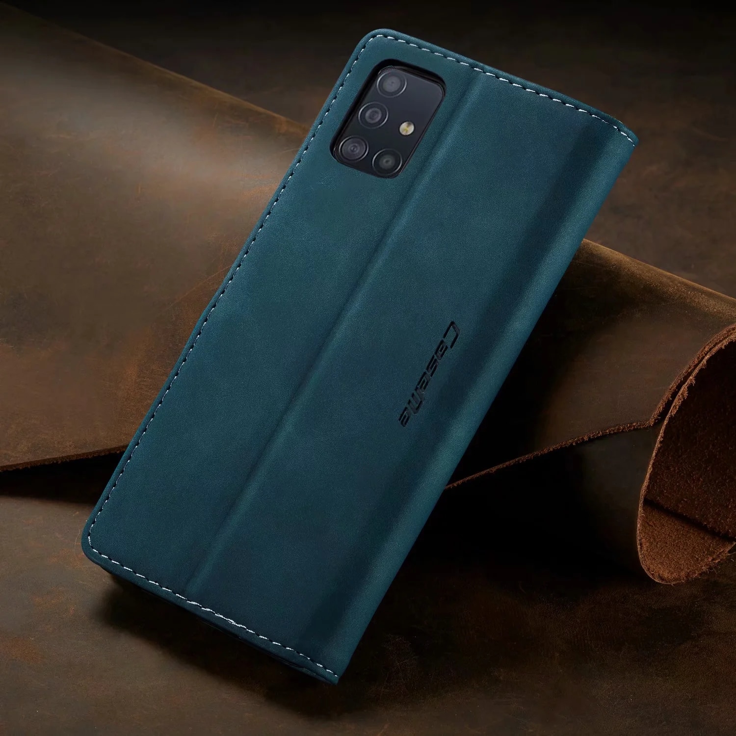 เคส Samsung Galaxy Note 10 Lite #เคสฝาพับหนังกระเป๋าสตางค์ CASEME Auto-absorbed Leather Wallet