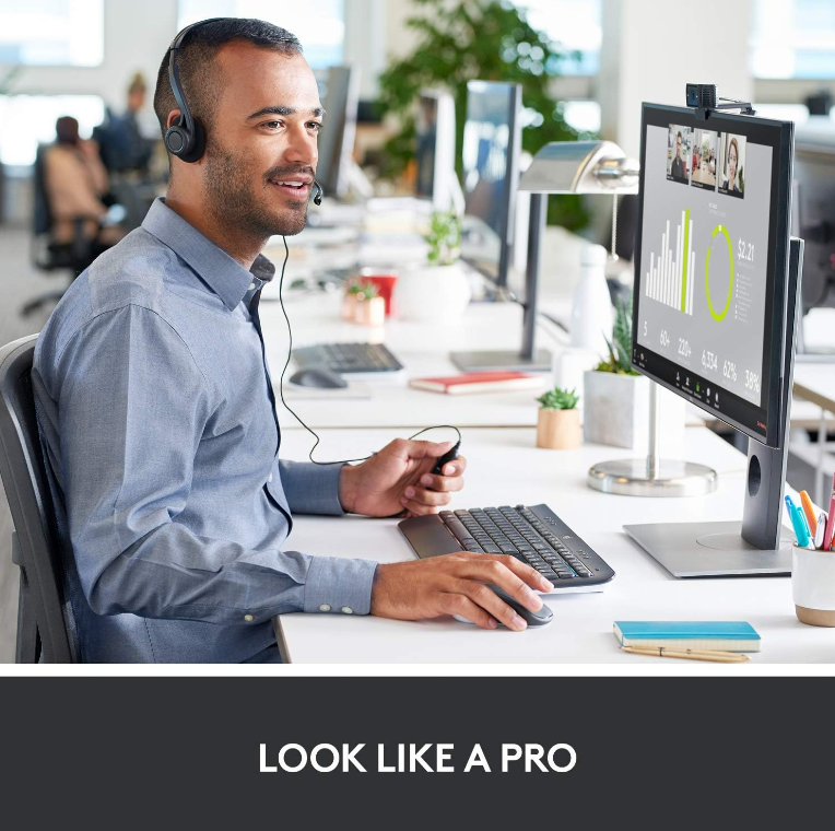 Logitech®)C920X Pro HD Webcam โลจิเทค เว็บแคม Call, Stream, Blog And Record Full HD 1080p/30fps Video Calling