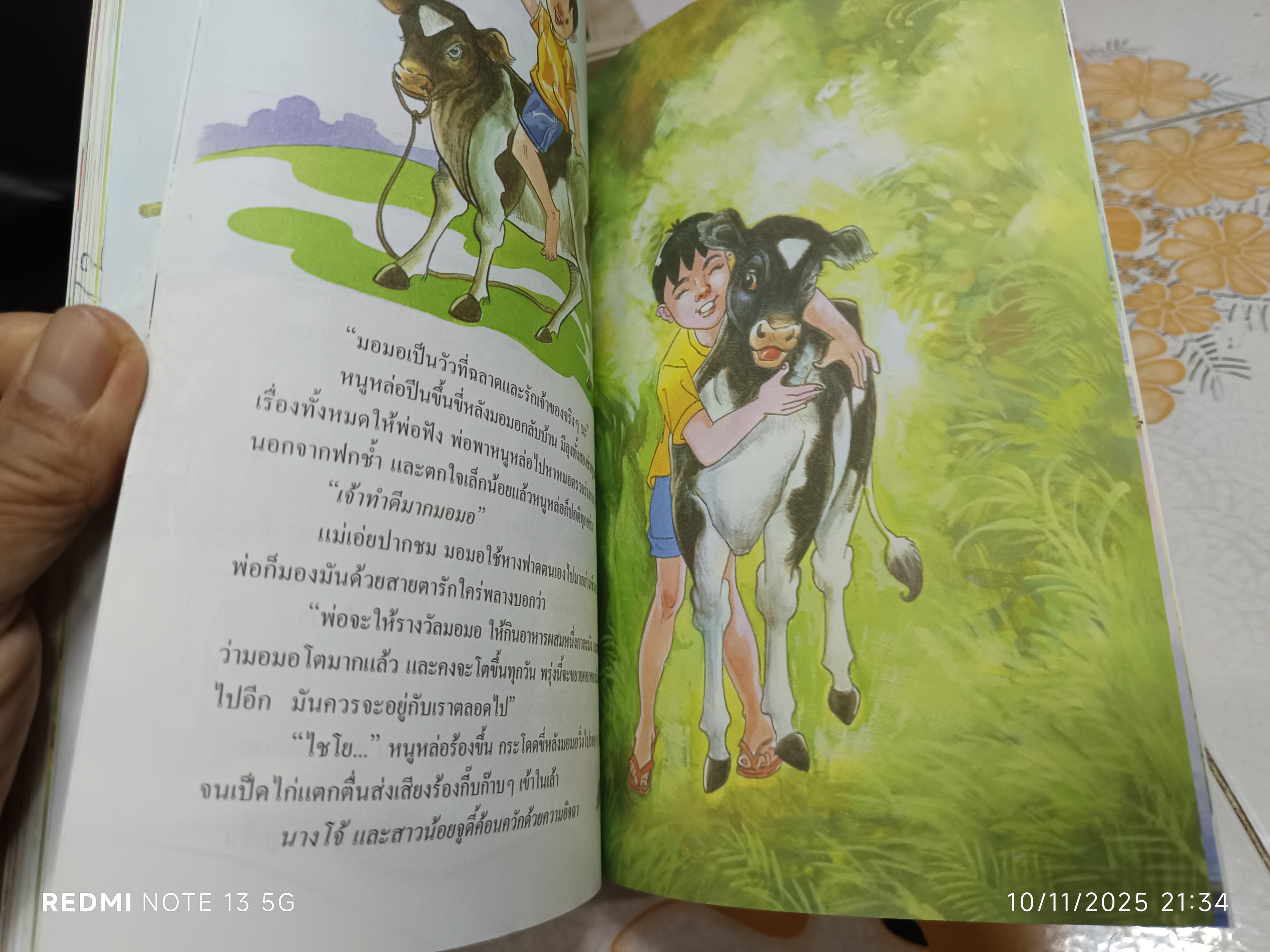 หนูหล่อกับมอมอ #วรรณกรรมสำหรับเยาวชน สมนึก พานิชกิจ เรื่อง สมบัติ คิ้วฮก ภาพ