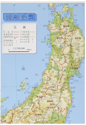 [สื่อการสอนภาษาญี่ปุ่น] แผนที่จิ๊กซอว์หมู่เกาะประเทศญี่ปุ่น New日本列島ジグソー (社会科常識) New Japanese archipelago jigsaw (social studies common sense)