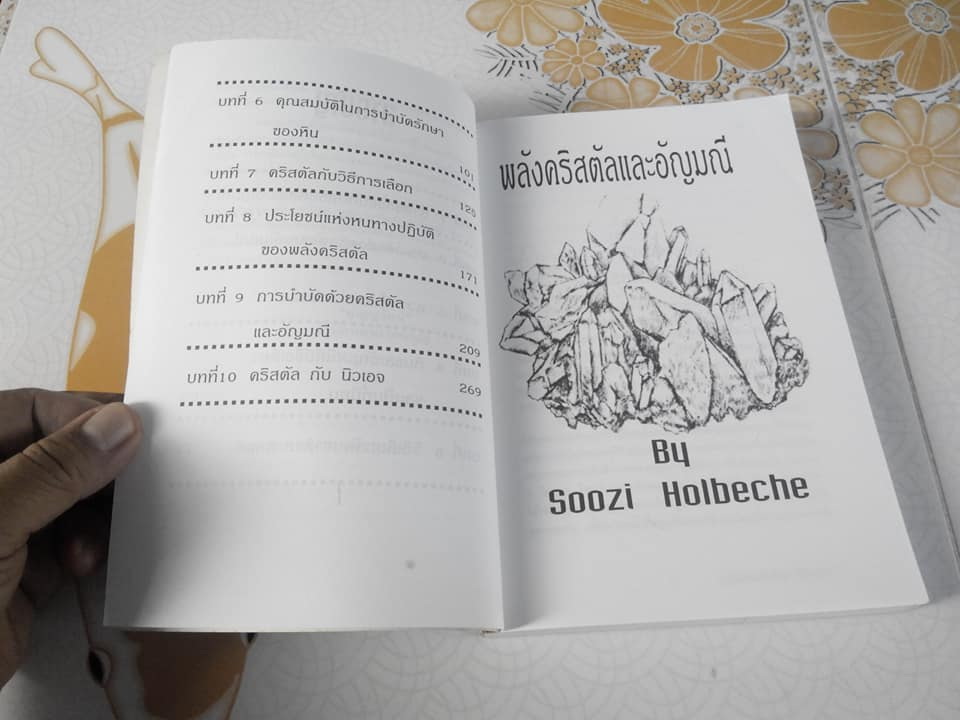 พลังคริสตัล และอัญมณี (The Power of Gems and Crystals) Soozi Holbeche , ญามา แปล พิมพ์ครั้งแรก 2540 สนพ.เรือนบุญ **สินค้าหมด**