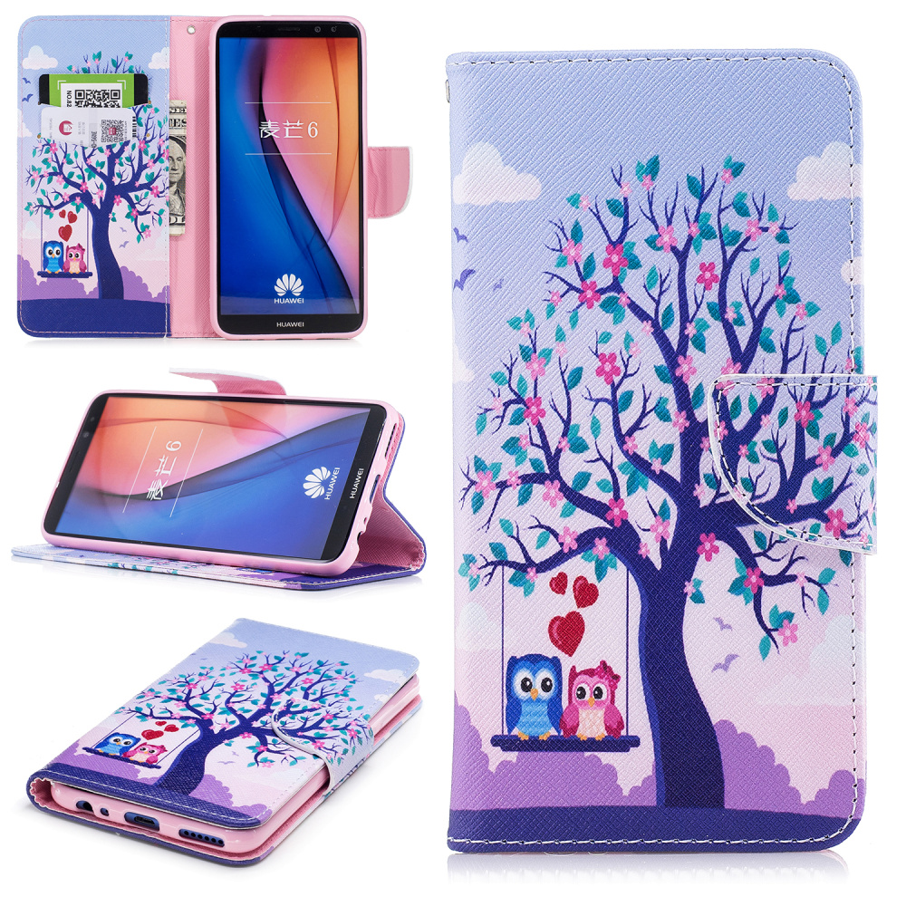 เคส Huawei nova 2i #เคสฝาพับสไตล์กระเป๋าสตางค์พิมพ์ลายสวยงามน่ารักๆ