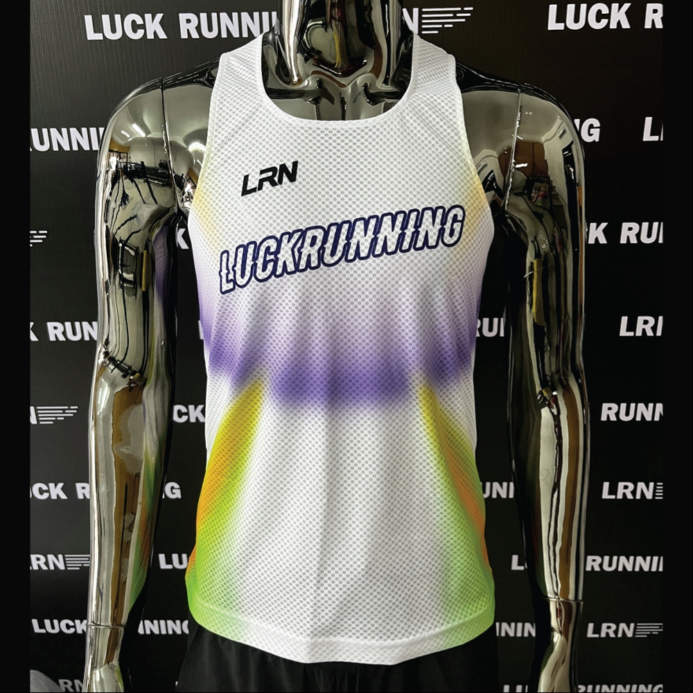 เสื้อวิ่งพิมพ์ลาย LRN เนื้อผ้า Super Air Flow (SF06)