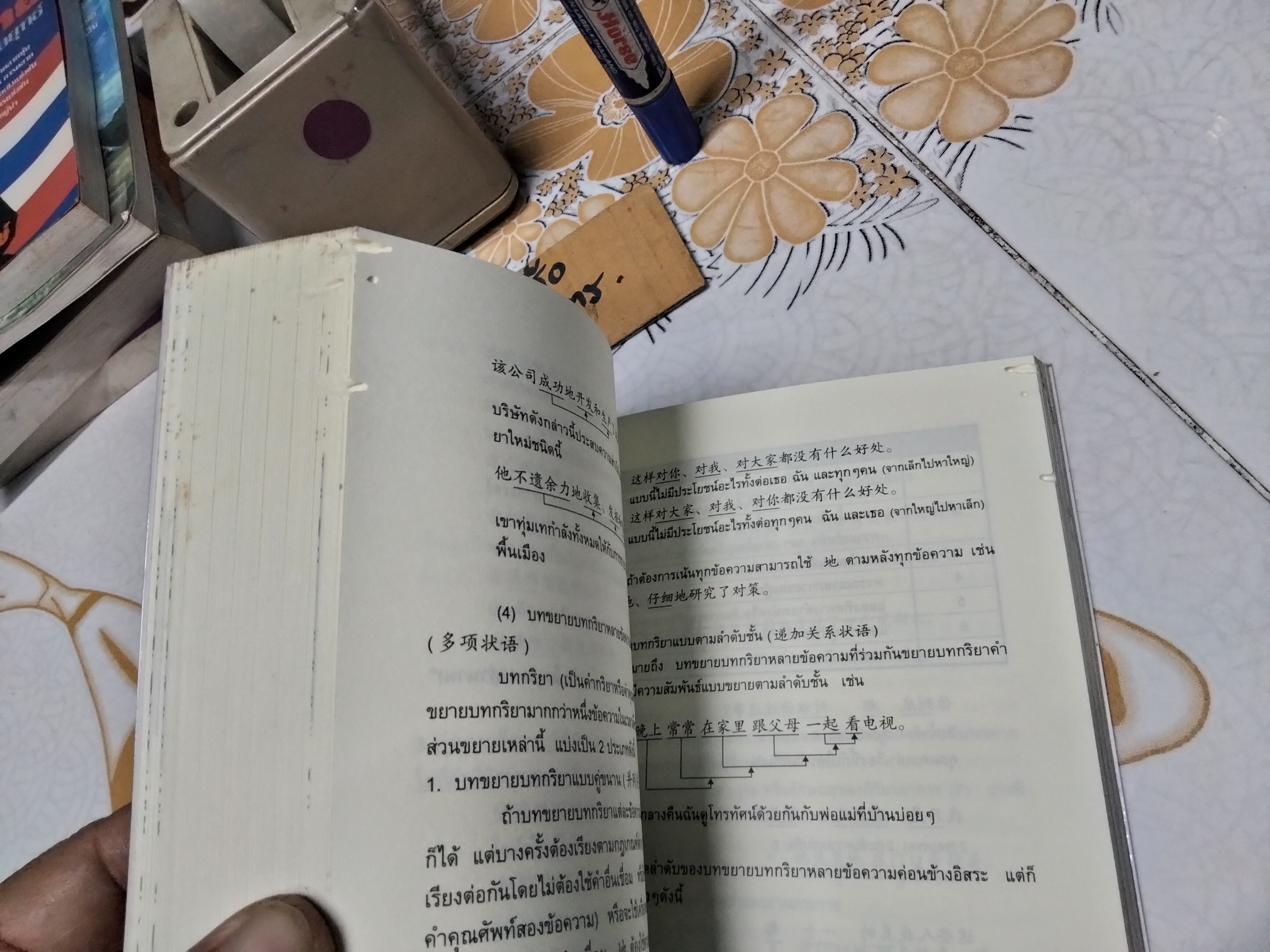 ไวยากรณ์ภาษาจีน ฉบับเปรียบเทียบ COMPARATIVE CHINESE GRAMMAR เหยิน จิ่งเหวิน เขียน คู่มือไวยากรณ์สำหรับคนไทยโดยเฉพาะ (ตำหนิ - มีรอยปลวกเล็กน้อย) **สินค้าหมด**