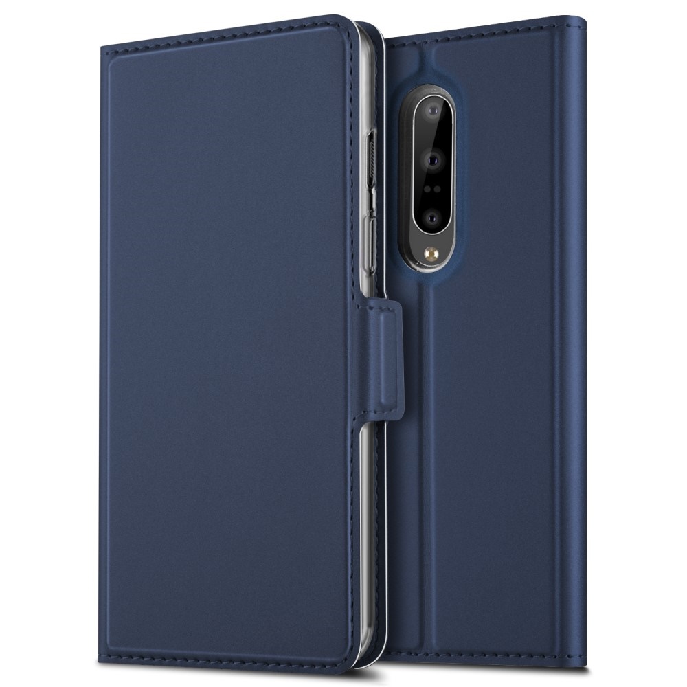 Case OnePlus 7 Pro #เคสฝาพับหนัง PU มีช่องใส่บัตรปิดอัตโนมัติ Auto-absorbed Leather Stand Card Slot
