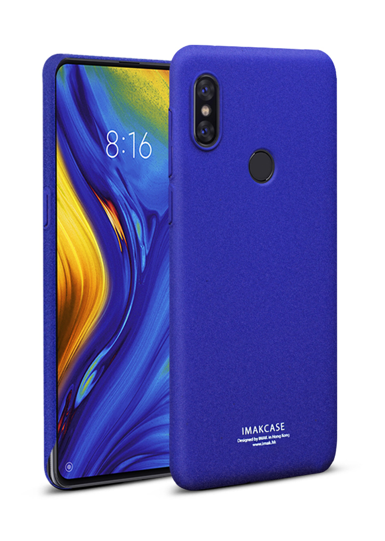 เคส Xiaomi Mi Mix 3 #เคสฝาหลัง IMAK Ring Holder Kickstand Frosted Hard Plastic ขาตั้งแหวน + ฟิล์มกันรอยหน้าจอ