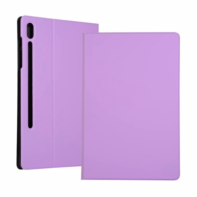 เคส Samsung Galaxy Tab S7 FE 12.4"(T730,T736) #เคสฝาพับหนัง PU+TPU พับตั้งได้ PU Leather Protection Case with Stand