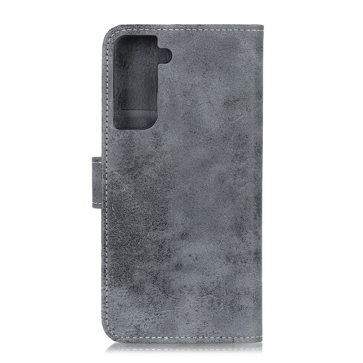 เคส Samsung Galaxy S21+ #เคสฝาพับหนัง PU สไตล์ Vintage คุณภาพดี