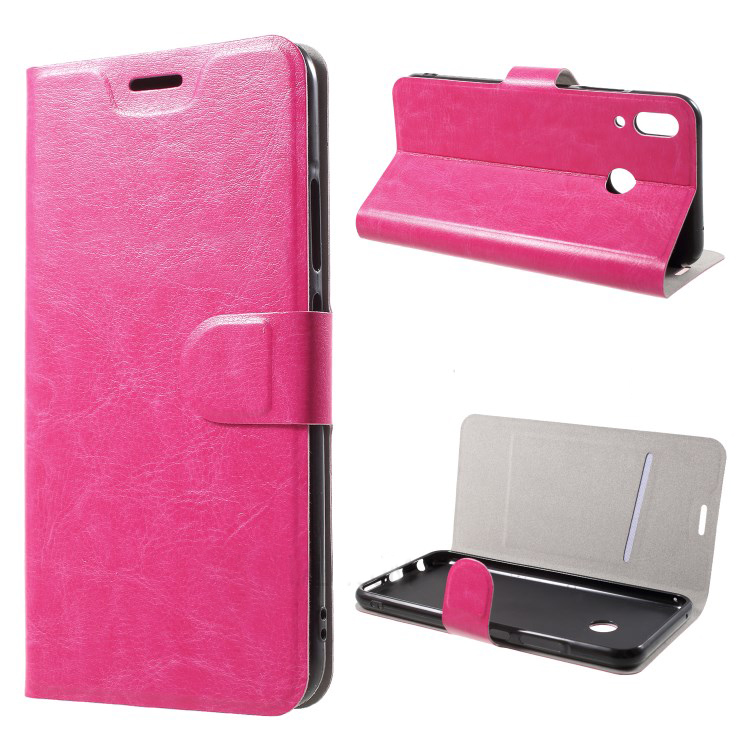 Case Asus Zenfone 5 ZE620KL / 5z ZS620KL #เคสฝาพับหนัง PU ผิวหนังม้าปกเสริมแผ่นเหล็กมีช่องใส่บัตรคุณภาพดี