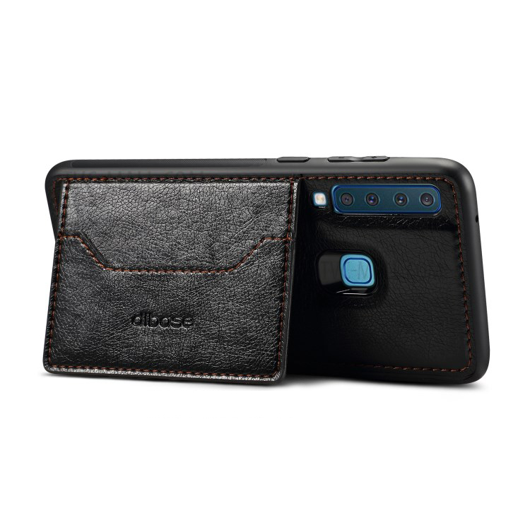 Case Samsung Galaxy A9 (2018) #เคสฝาหลัง TPU เคลือบหนัง PU Crazy Horse Leather Coated PC + TPU Hybrid