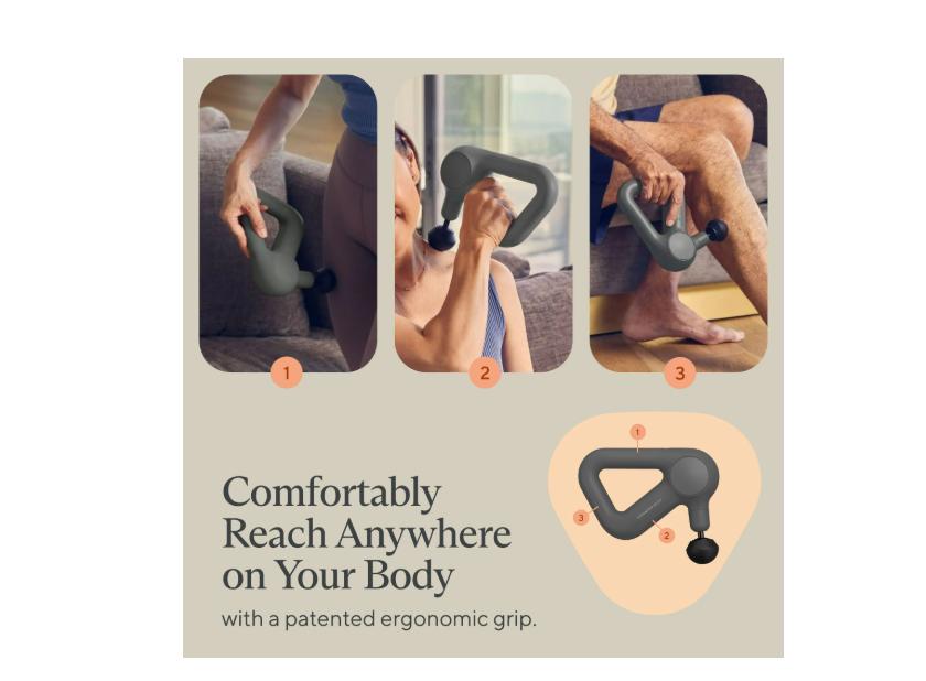 Theragun® Relief Device Handheld Percussion Massage Therapy for Every Day เครื่องนวด แบบพกพา