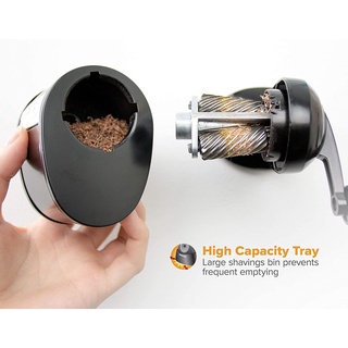 BOSTITCH® Manual Pencil Sharpener, Black (MPS1-BLK) Metal Antimicrobial เครื่องเหลาดินสอ 8 รู แบบใช้มือหมุน