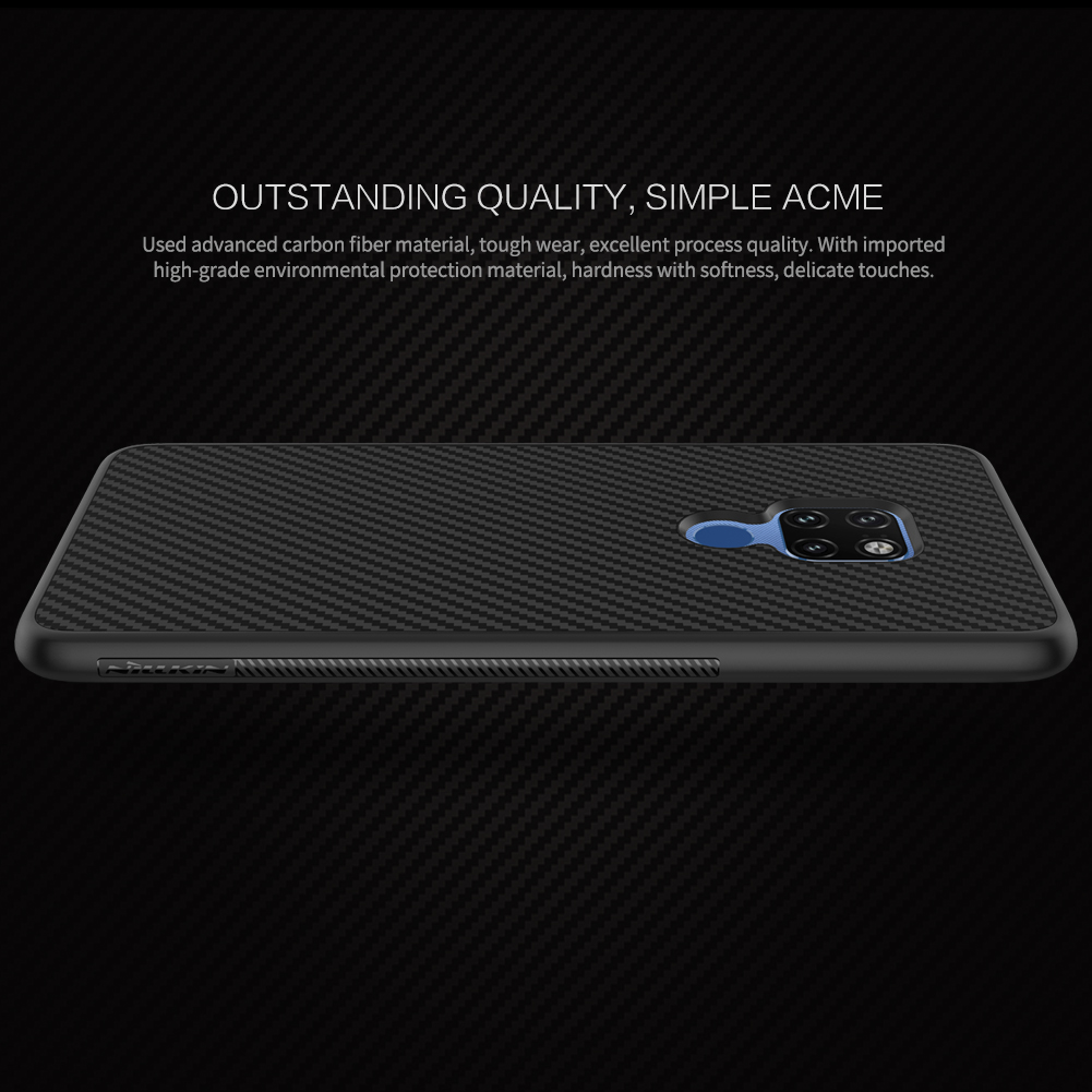 Case Huawei Mate 20 #เคสฝาหลังแข็ง NILLKIN แท้ Synthetic Fiber Hard Plastic Cover