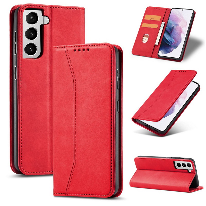 เคส Samsung Galaxy S21+ #เคสหนัง PU สไตล์กระเป๋าสตางค์พร้อมช่องใส่การ์ด Luxury Flip Stand Card Phone Leather Wallet Cover Casing Auto-absorbed Smartphone