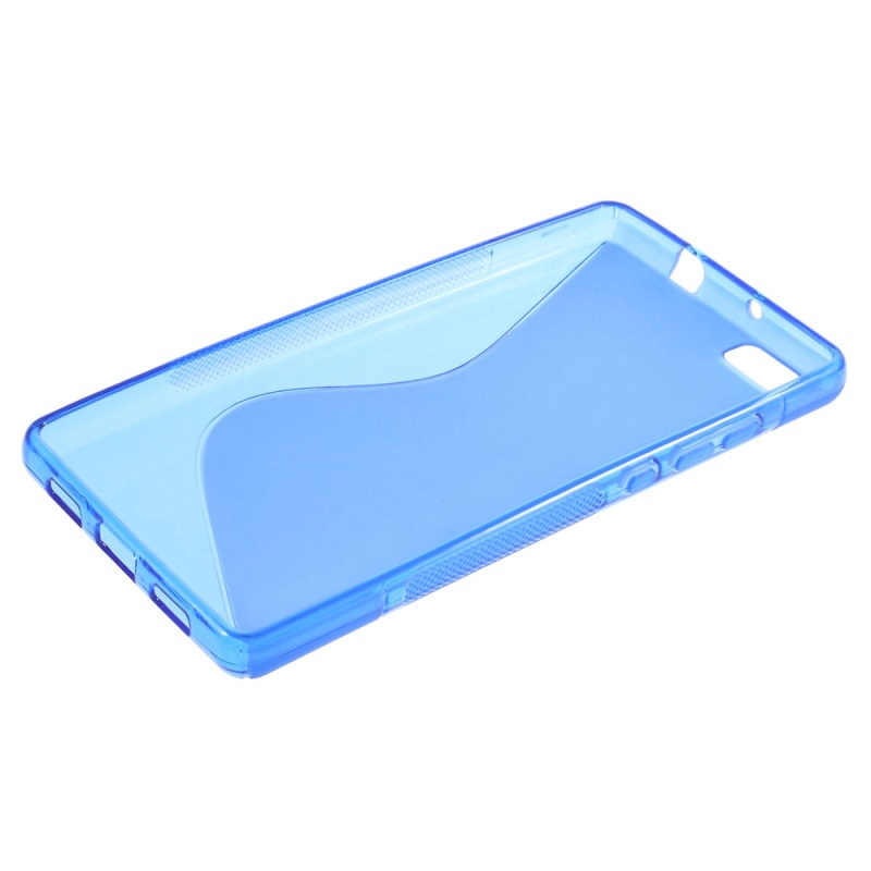 Case Huawei Ascend P8 Lite ฝาหลัง S Shape TPU รูปแบบทันสมัย