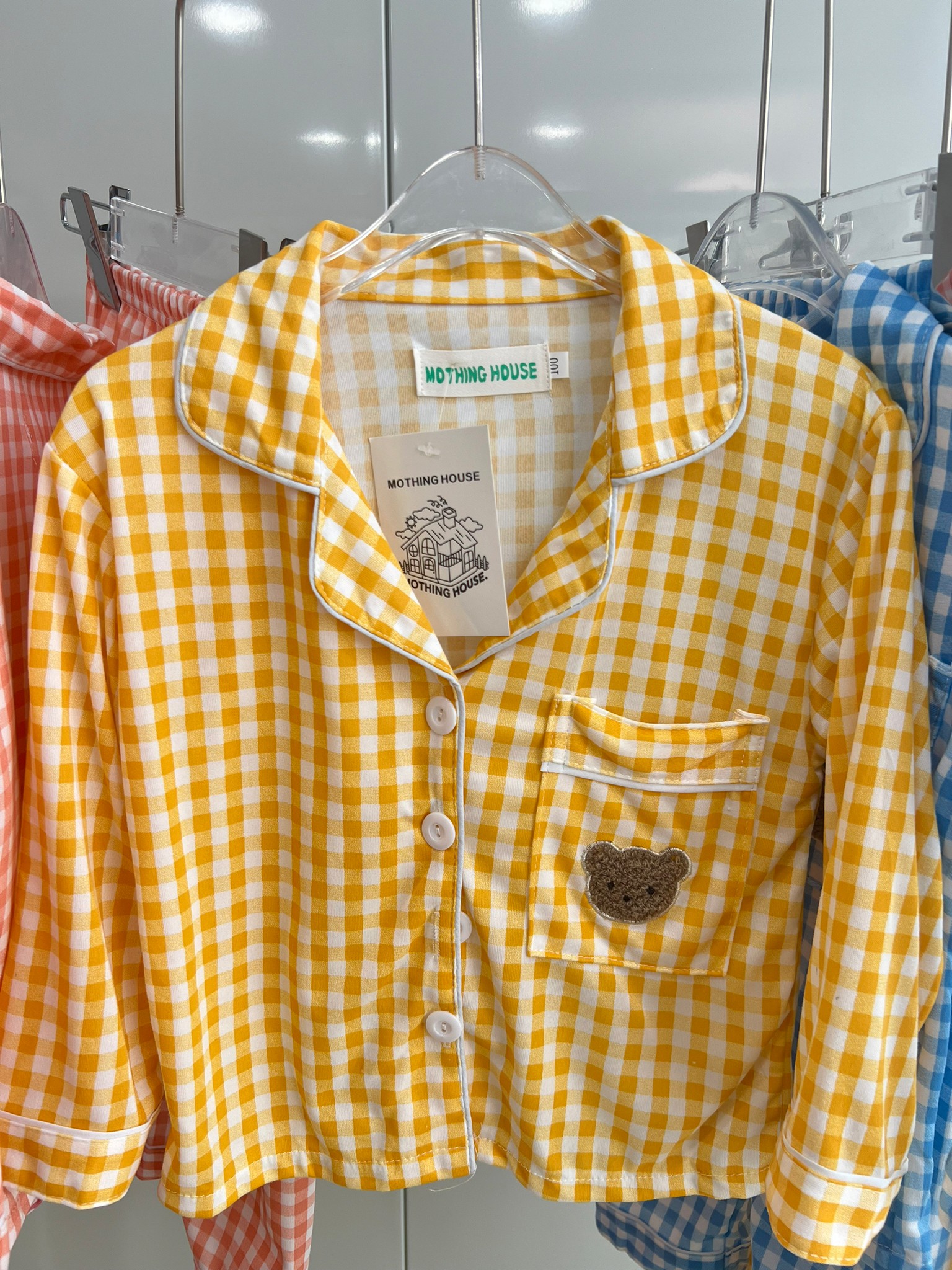 ชุดนอนเด็กลายสก็อต