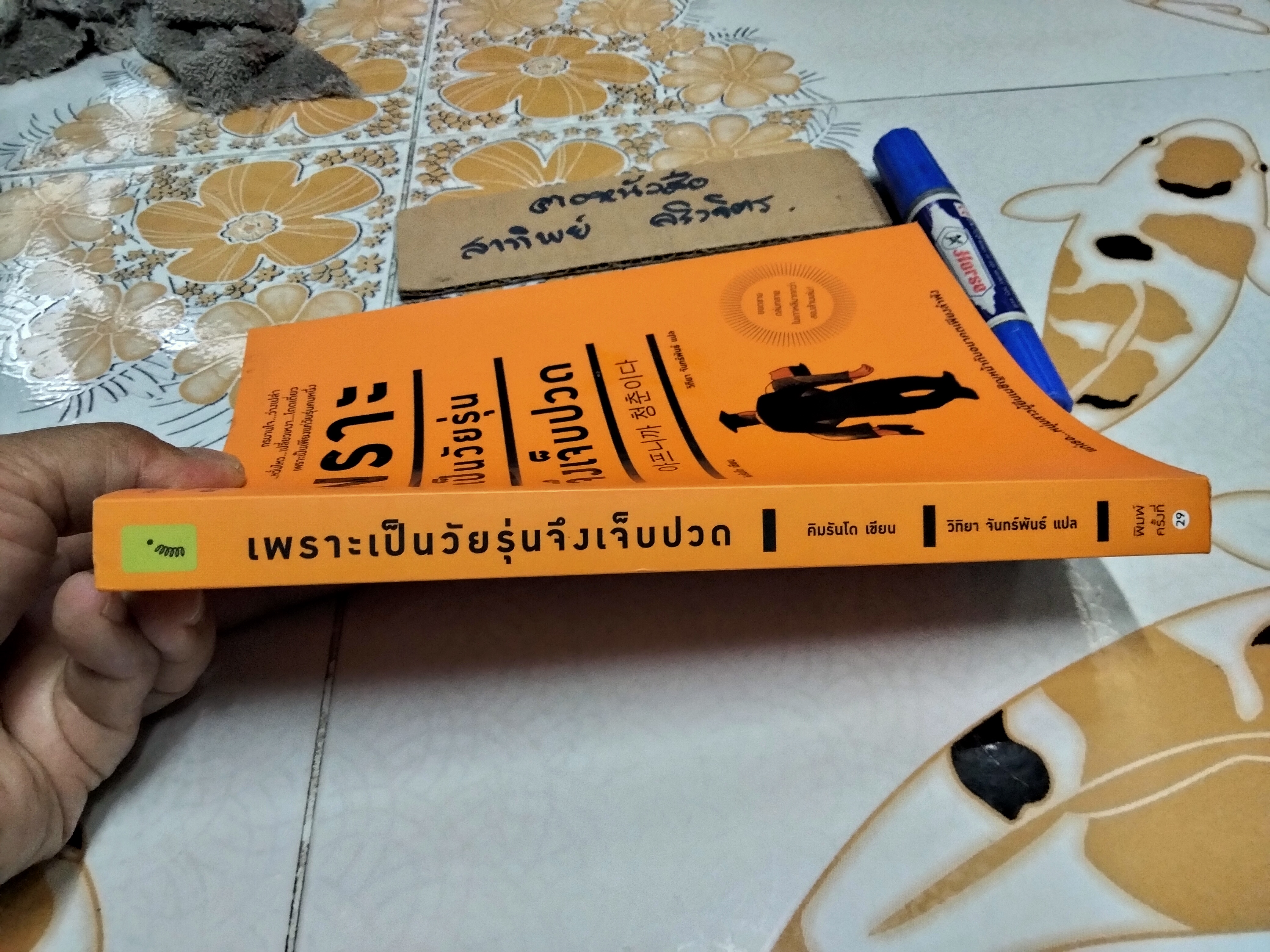 เพราะเป็นวัยรุ่นจึงเจ็บปวด - คิมรันโด เขียน , วิทิยา จันทร์พันธ์ แปล **สินค้าหมด**