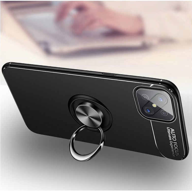เคส OPPO Reno 4Z 5G #เคสฝาหลัง TPU Finger Ring Kickstand (แผ่นโลหะแบบ Built-in)