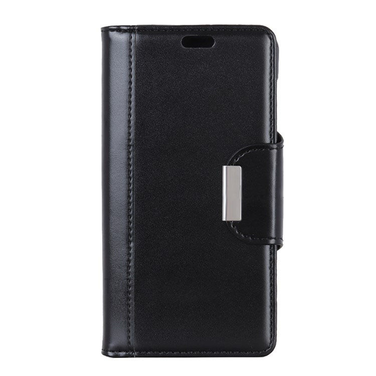 เคส Samsung Galaxy A7 (2018) #เคสฝาพับหนัง PU แบบกระเป๋าสตางค์ 3 Card Slots