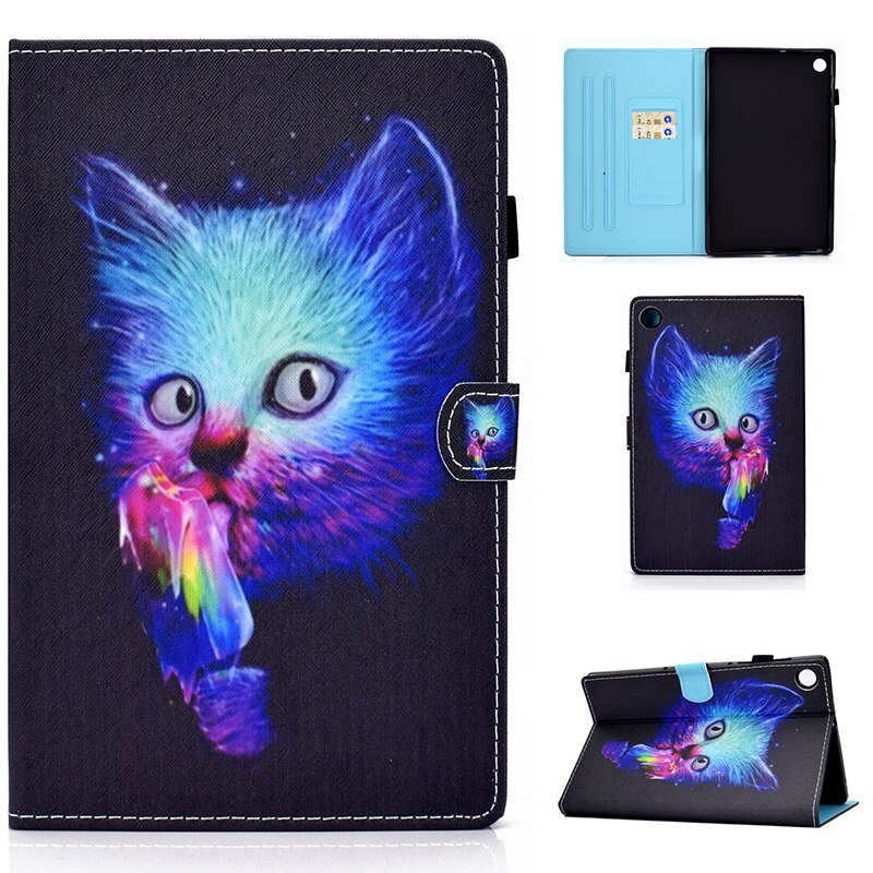 Case Huawei MatePad T8 8 นิ้ว #เคสฝาพับหนัง PU พิมพ์ลาย Pattern Printing Stand Leather