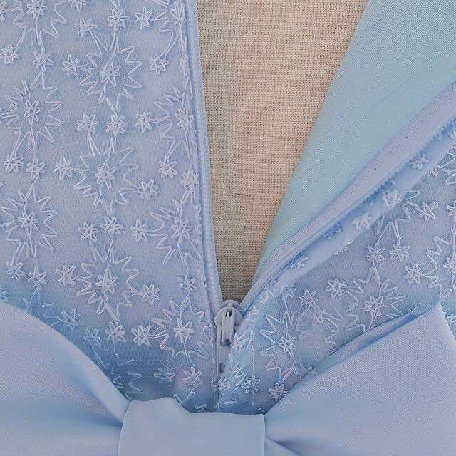 เดรสเด็กหญิง งานลูกไม้สวยมาก