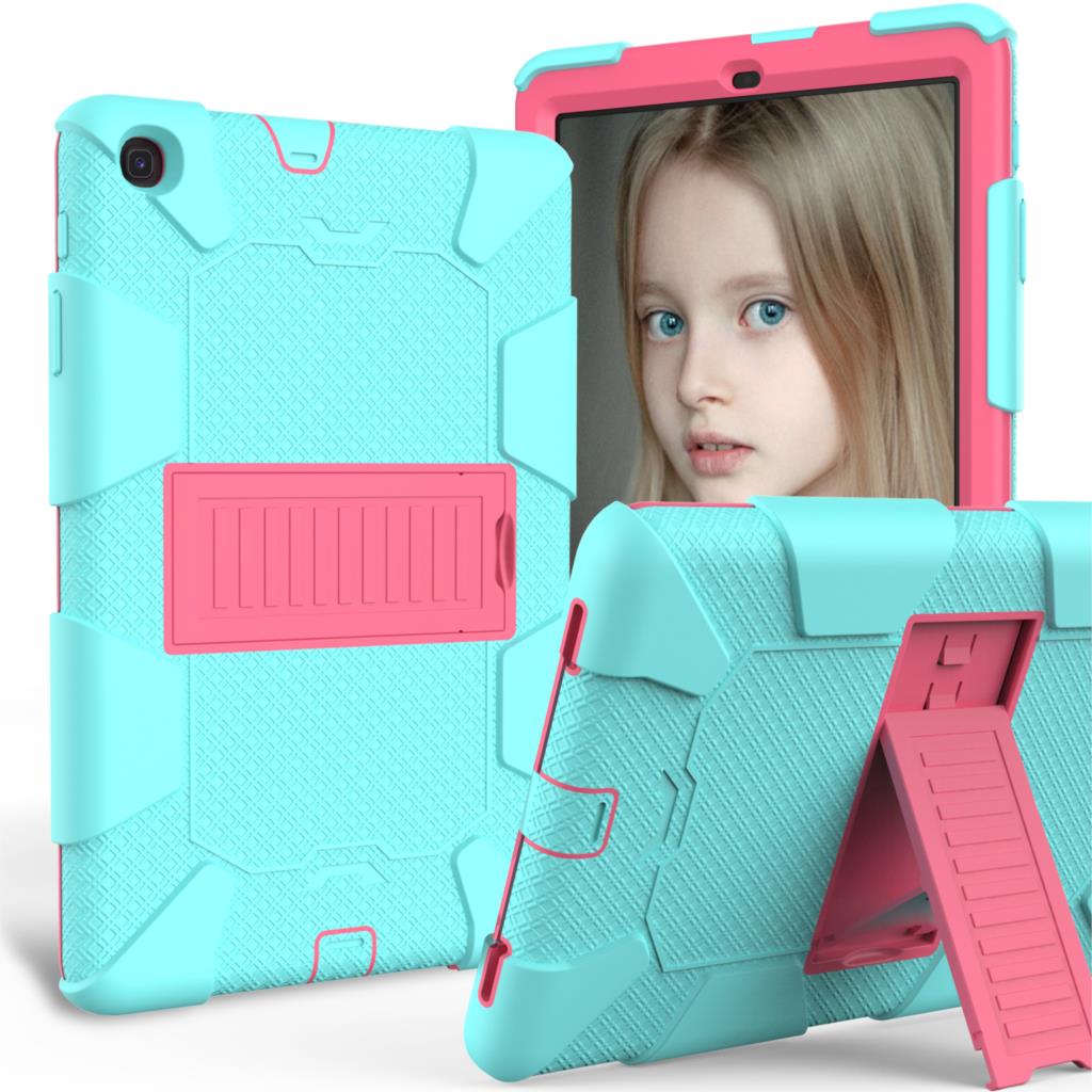 Case Samsung Galaxy Tab A 10.1 (2019) SM-T510 SM-T515 #เคสฝาหลังกันกระแทกมีขาตั้ง Kickstand PC Silicone Armour Defender