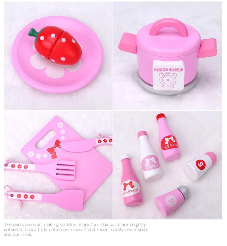 ชุดครัวไม้ใหญ่ อุปกรณ์ครบครัน