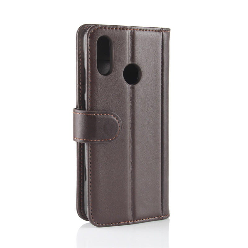 เคส Huawei P20 Lite (Nova 3e) #เคสฝาพับสไตล์กระเป๋าสตางค์รูปแบบหนังแท้แยกมีช่องเสียบบัตรคุณภาพดี