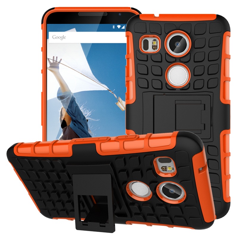 Case LG Nexus 5X เคส TPU PC Hybrid Case พร้อม Kickstand กันลื่นได้ดี สีสันสวยงาม