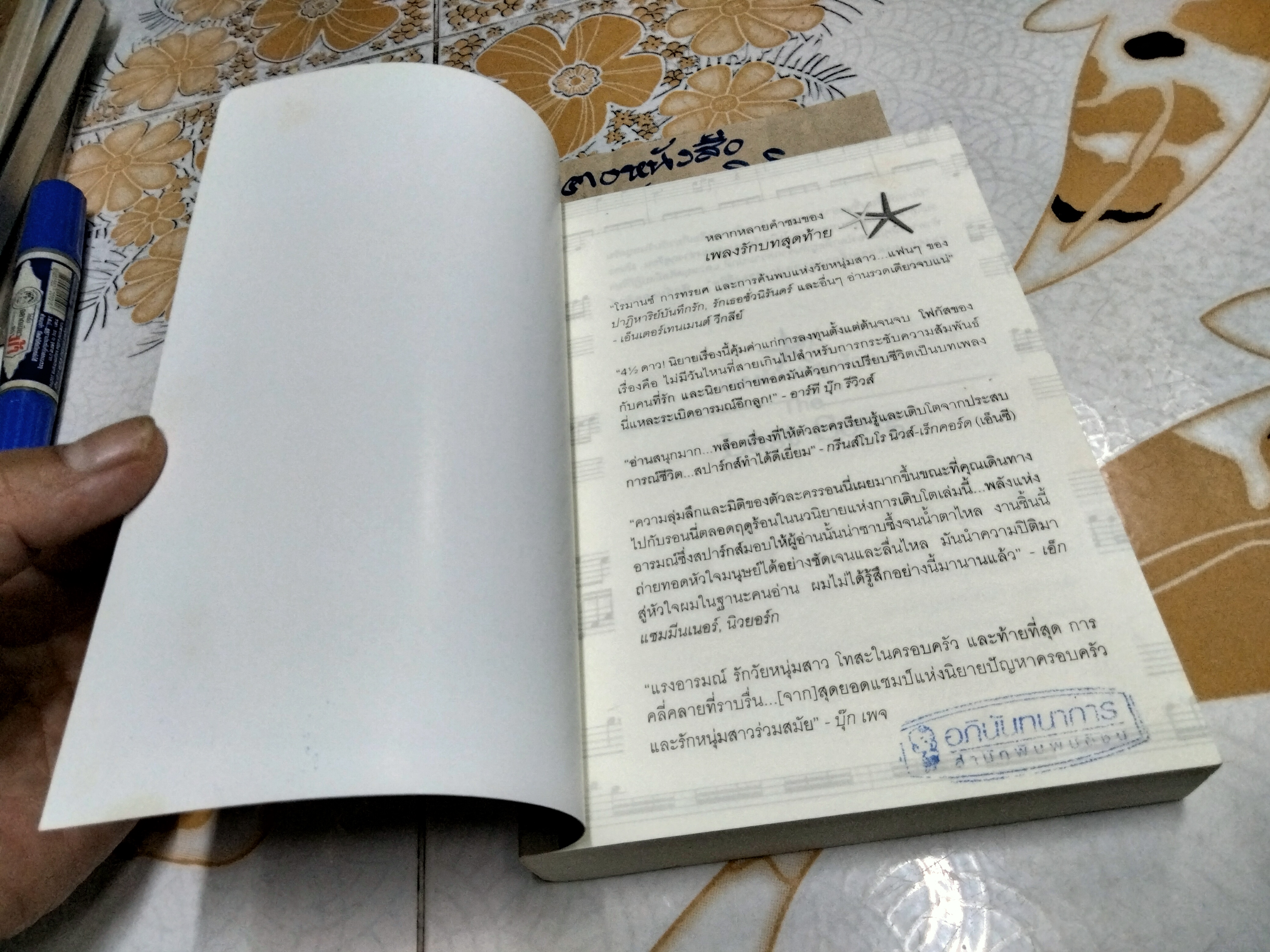 เพลงรักบทสุดท้าย The Last Song - นิโคลัส สปาร์กส์ เขียน , วรางคณา เหมศุกล แปล