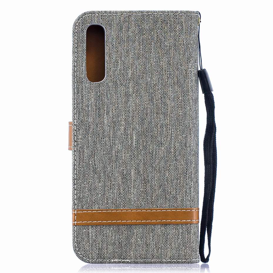 Case Samsung Galaxy A70 #เคสฝาพับหนัง PU พร้อมสายคล้องมือ สีสันสดใส