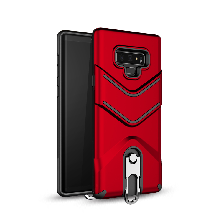 เคส Samsung Galaxy Note 9 #เคสฝาหลัง TPU + PC Hybrid Case พร้อม Kickstand