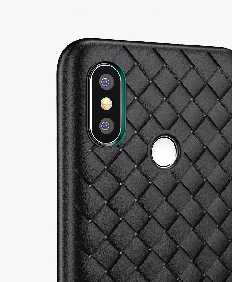 Case Xiaomi Mi 8 (6.21 นิ้ว) #เคสฝาหลัง TPU BENKS Woven Pattern Heat Dissipation รูปแบบการทอช่วยระบายความร้อน
