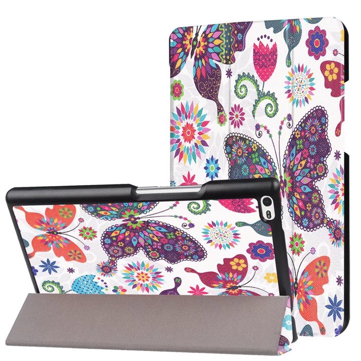 เคส Lenovo TAB4 8 TB-8504F TB-8504N 8 นิ้ว #เคสฝาพับหนัง PU ปกแบบสามพับพิมพ์ลาย Pattern Printing Tri-fold Stand Smart Leather Cover