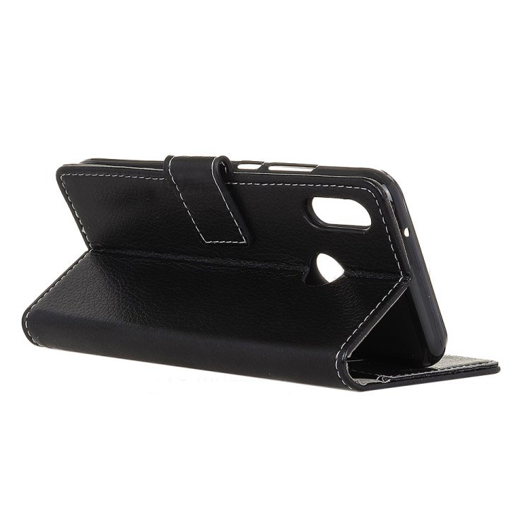 Case Xiaomi Redmi S2 #เคสฝาพับผิวลิ้นจี่ Litchi Skin PU Leather Magnetic Wallet