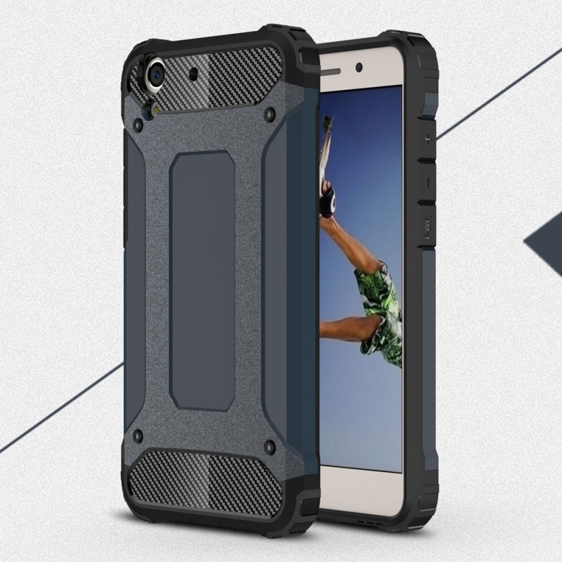 Case Huawei Y6 II #เคสฝาหลังพลาสติกกันกระแทก Armor Guard Plastic + TPU