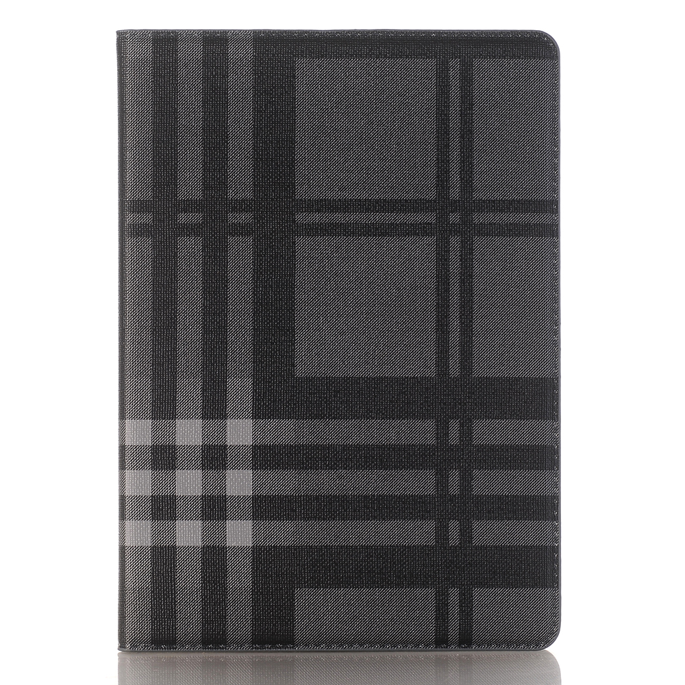 Case Huawei MediaPad T5 10 #เคสฝาพับหนัง PU พิมพ์รูปแบบผ้าลายสก็อต สวยงามทันสมัย