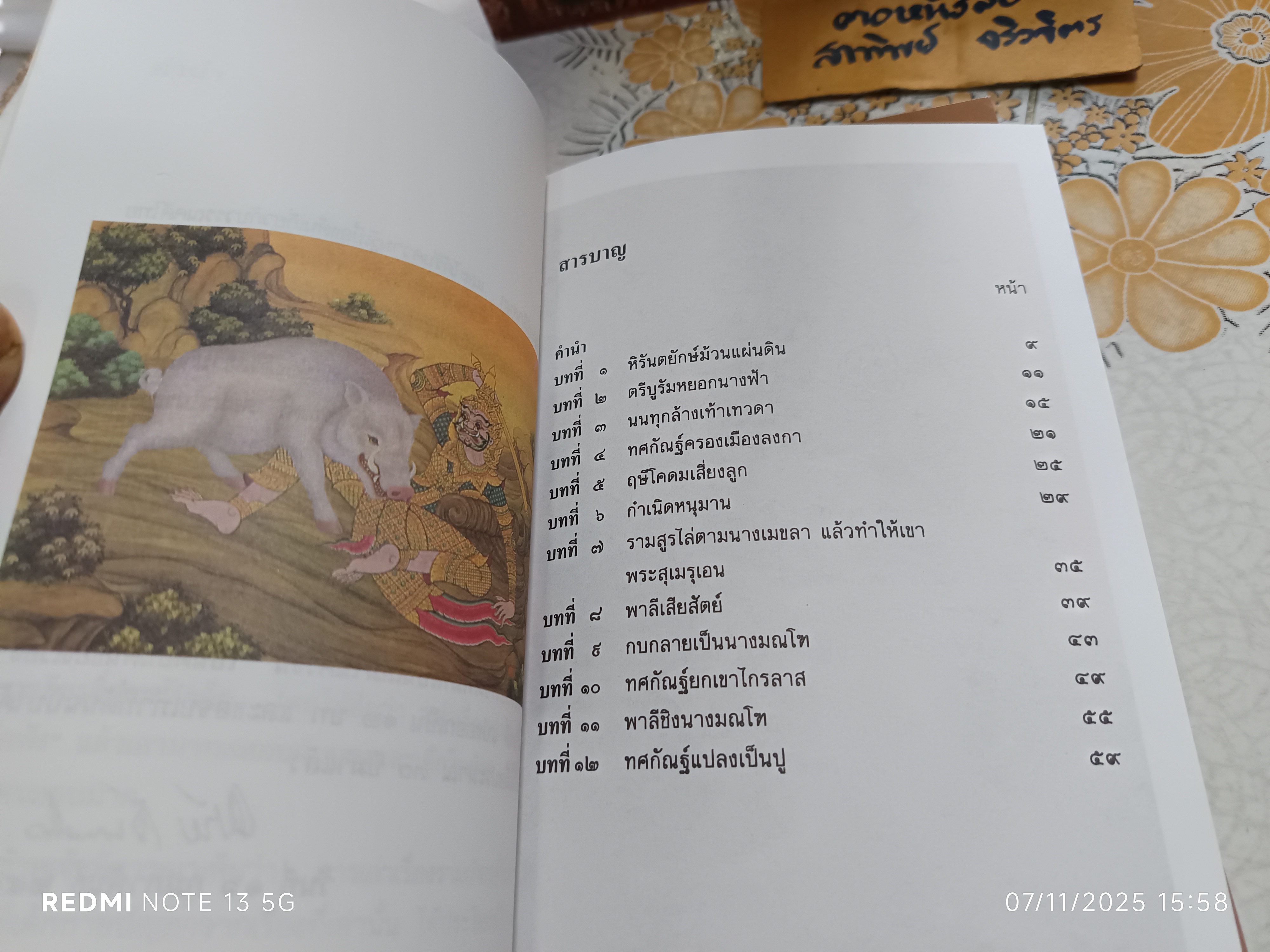 หนังสือชุด "วรรณคดีไทยสำหรับเยาวชน เล่าเรื่อง รามเกียรติ์ ให้เด็กฟัง " โดย : อภัย จันทวิมล ชุด 6 เล่ม พร้อมกล่อง