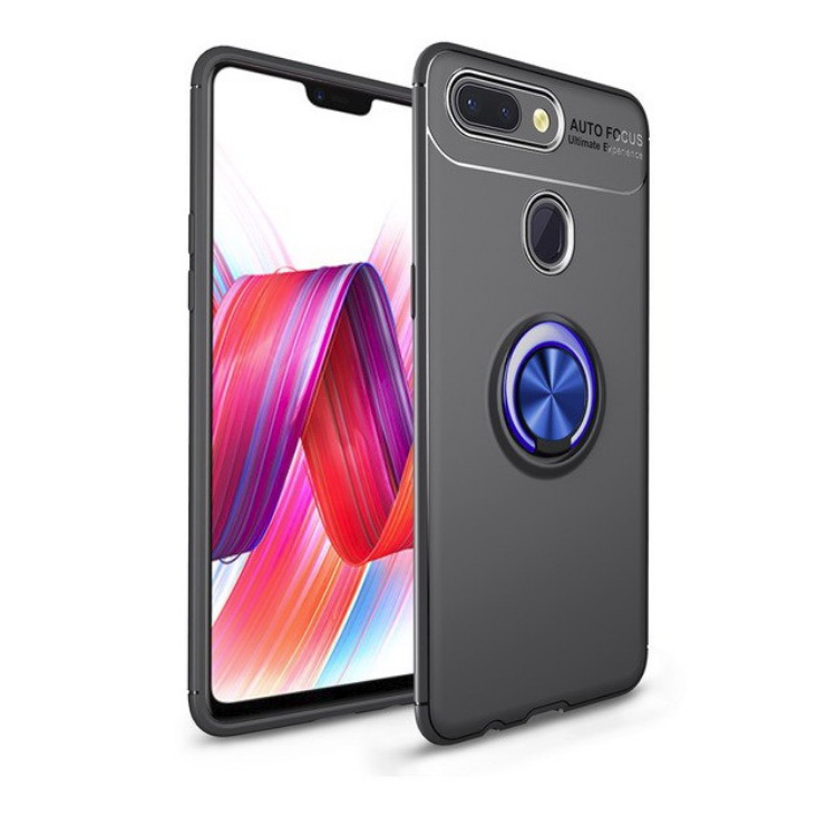 Case Xiaomi Mi 8 Lite TPU #เคสฝาหลังมีแหวนสวมนิ้ว Finger Ring Kickstand (Built-in แผ่นโลหะ)