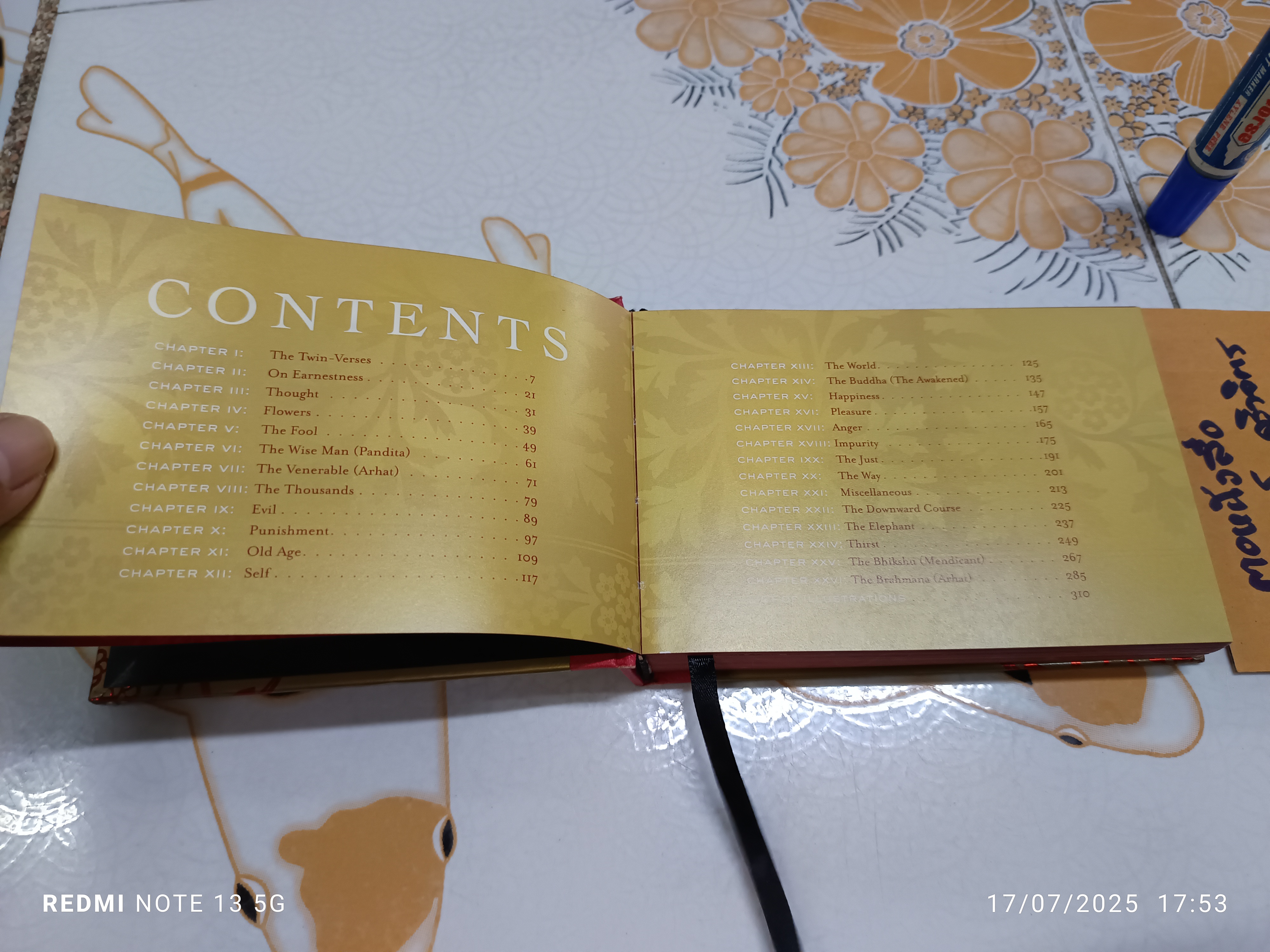 The Way of the Buddha (Hard Cover) The Illustrated Dhammapada, 2008 / The Rubin Museum of Art