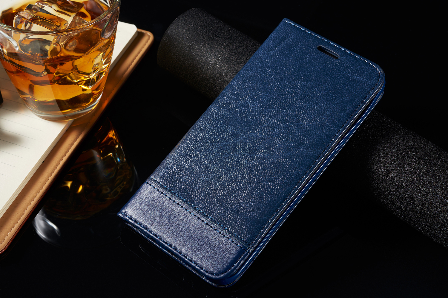 Case Huawei P30 Pro #เคสฝาพับหนัง PU พับตั้งได้พร้อมช่องเสียบการ์ด