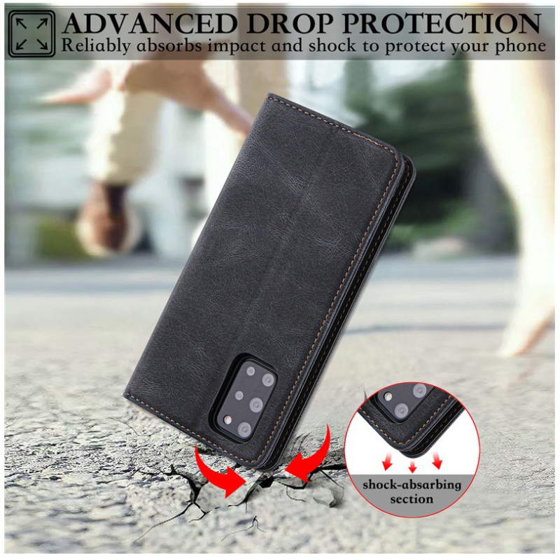 Case Samsung Galaxy S20 FE / S20 FE 5G #เคสฝาพับหนัง PU สไตล์กระเป๋าสตางค์พร้อมช่องใส่การ์ด Luxury Flip Stand Card Phone Leather Wallet Cover Casing
