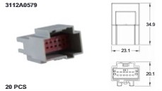 025(0.64) MLX Dua l -Row Series