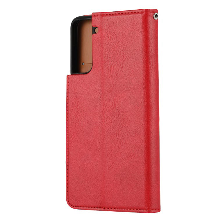 เคส Samsung Galaxy S21 #เคสฝาพับแบบกระเป๋าสตางค์หนัง PU มีช่องเสียบบัตรคุณภาพดี
