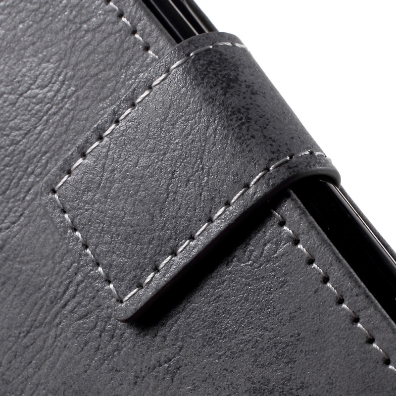 Case Xiaomi Redmi Note 6 Pro #เคสฝาพับหนัง PU สไตล์ Retro มีช่องเสียบบัตร สีสันสวยงามทันสมัย