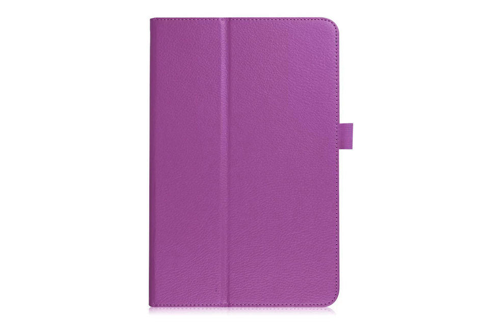 เคส Samsung Galaxy Tab S4 10.5นิ้ว T830/T835 #เคสฝาพับหนัง PU ผิวลิ้นจี่ Litchi Skin Leather Case