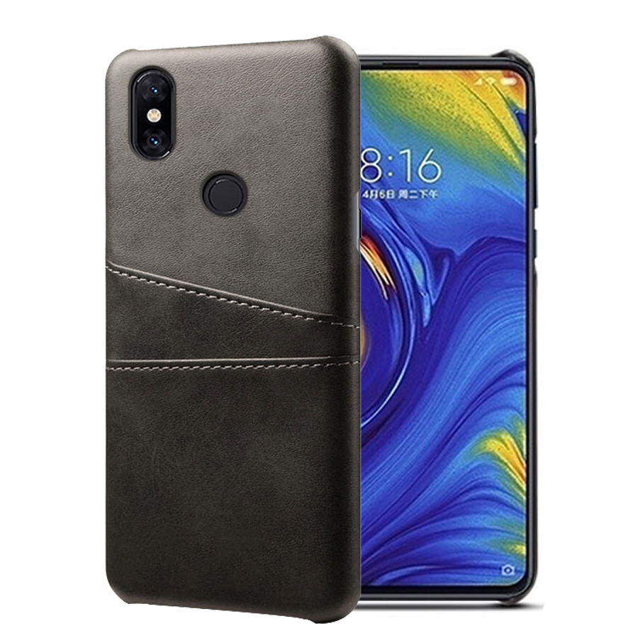 Case vivo V11 / V11 Pro #เคสฝาหลังหุ้มหนัง Double Card Slots PU Leather Coated